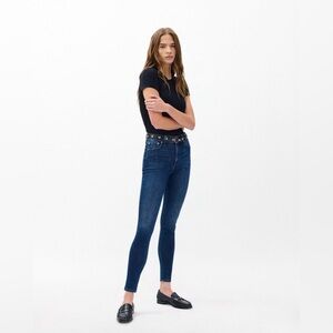 Rag‎ & Bone Dark Wash Skinny Jeans Mid Rise Size 25